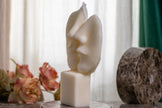 Abstract Face Candle