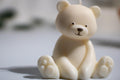 Teddy Bear Soy Wax Candle — Vegan Nursery Decor Candle & Baby Shower Gift, Pastel Sculptural