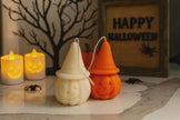 Halloween Pumpkin Hat Soy Candle - Hand-Poured Home Decor
