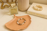 Ginkgo Leaf Tray: Hydro-Stone Ring Trinket Dish -Ceramic Resin Vanity Organizer