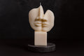 Abstract Face Candle