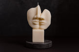 Abstract Face Candle