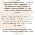 Christmas Tree Candles set – large and small soy wax pine candle duo – detail 9