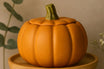 Handmade Ceramic Resin Pumpkin Jar: Rustic Autumn Home Decor