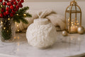 Reindeer Candle – botanical relief sculptural soy wax holiday decor – detail 7