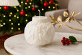 Reindeer Candle – botanical relief sculptural soy wax holiday decor