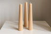 Minimalist Ribbed Pillar Candle