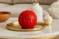 Reindeer Landscape Candle – pine and star relief sculptural soy wax decor