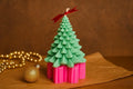 Christmas Candle Bundle — Handmade Snowflake & Tree Sculptural Soy Candles