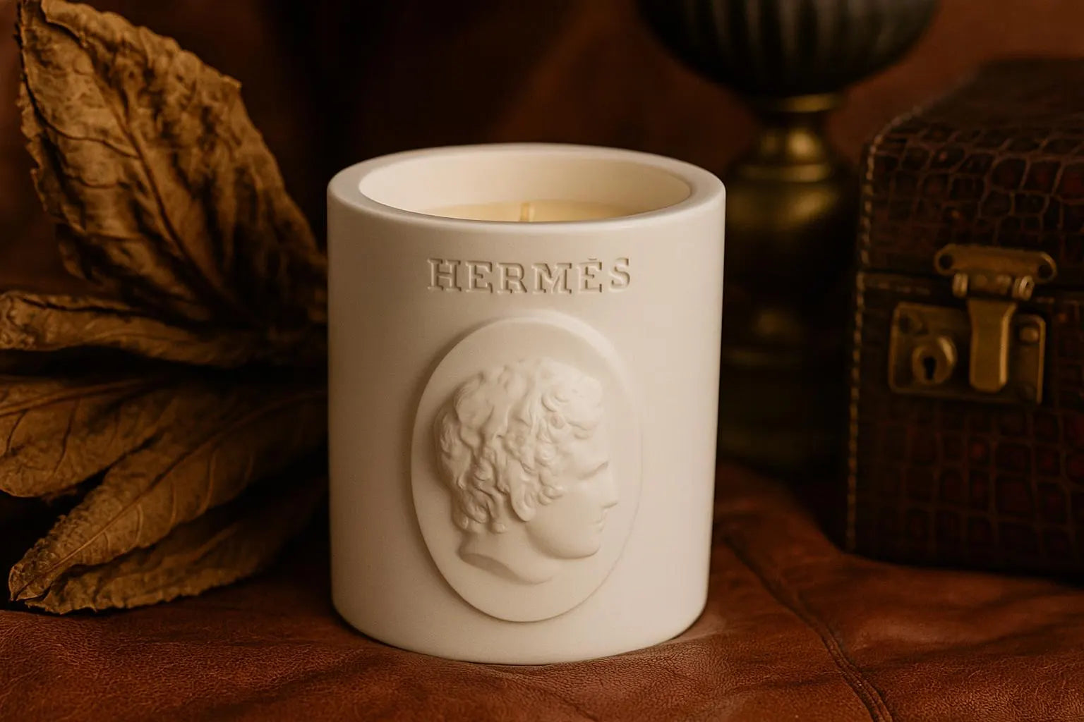 Hermes-candle-smoky-leather-golden-resins-timeless-spice