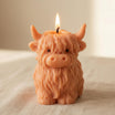 Highland Cow Candle – Handmade Sculptural Decorative Soy Candle