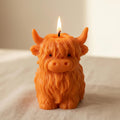 Highland Cow Candle – Handmade Sculptural Decorative Soy Candle