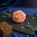 Handmade Peony Flower Candle – view 5