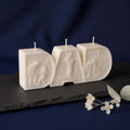 DAD Letter Candle