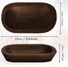 Wood dough bowl candle lifestyle – rustic interior styling, Orlando studio