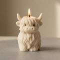 Highland Cow Candle – Handmade Sculptural Decorative Soy Candle