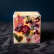 Natural Candle Holder with Dried Flowers