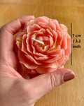 Handmade Peony Flower Candle – view 8