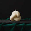 Knot Pillar Candle - Modern Decor for Weddings & Gifts soy wax candle