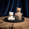 Teddy Bear Soy Wax Candle — Vegan Nursery Decor Candle & Baby Shower Gift, Pastel Sculptural