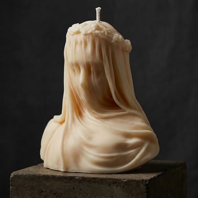 Veiled lady soy wax candle