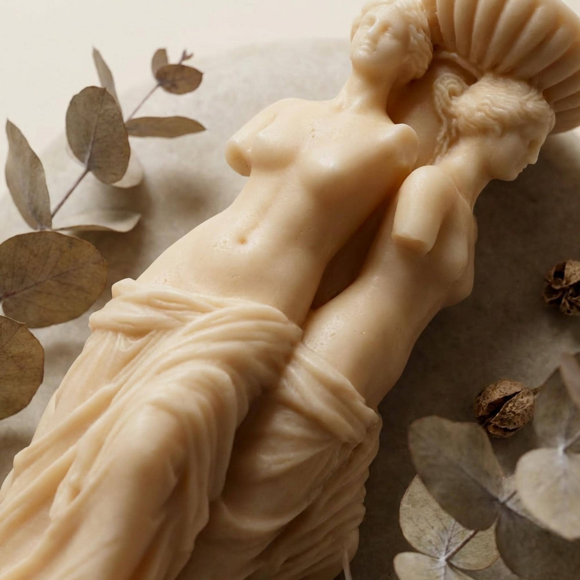 Venus Candle – Greek Mythology Caryatid Sculpture