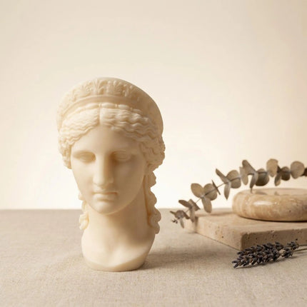 hera-bust-statue-candle-handmade-soy-wax-sculpture-elegant-greek-goddess-decor-unique-gift-sculptural-candle-for-home-accent