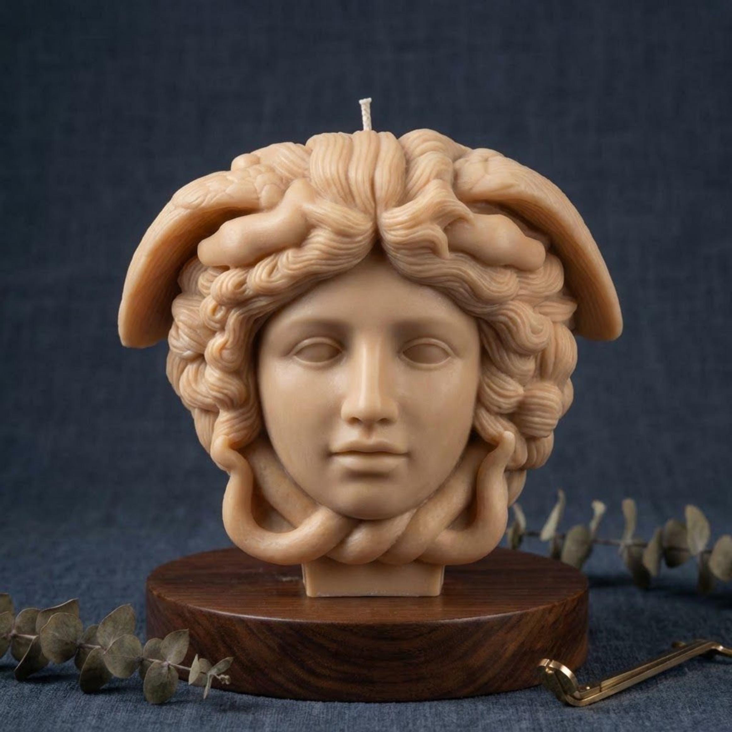Huge Luxury Medusa Candle - A Sculptural Statement Piece