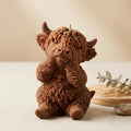 Highland Cow Candle, Large Sculptural Soy Candle, Custom Scent Farmhouse Decor