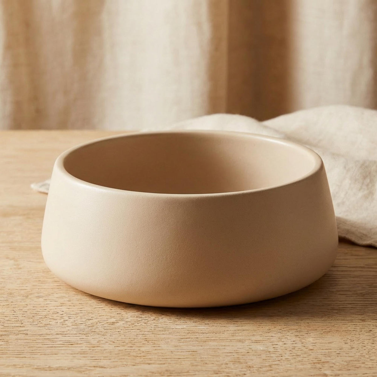 Handmade Eco Resin Bowl – Minimalist Centerpiece Dish, Matte Finish