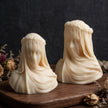 Veiled lady soy wax candle — styled display