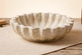 Handmade Scallop Jesmonite Bowl, Marbled Catch-All Dish, Modern Minimalist Home Decor