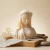 Extra Large Veiled Lady Sculptural Candle soy wax candle