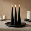 Elegant Large Cone Pillar Candle