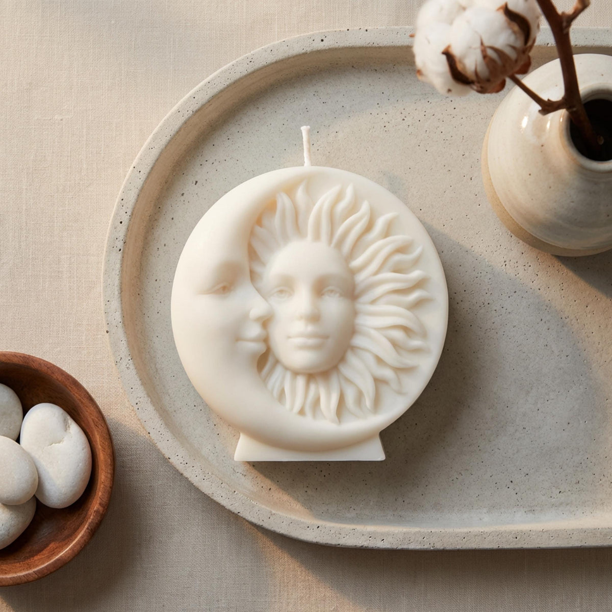 Sun and Moon Candle