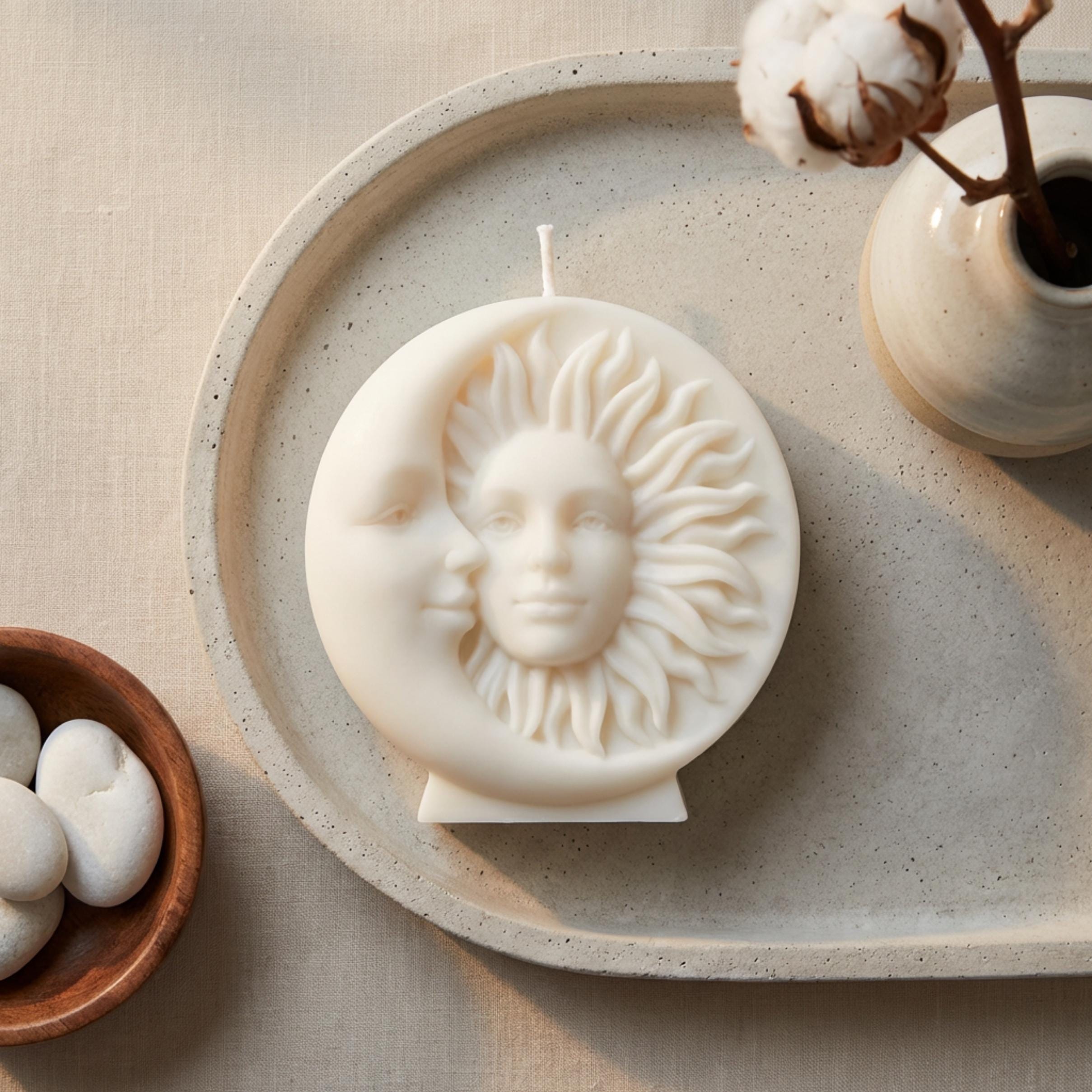 Sun and Moon Candle