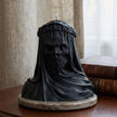Large Veiled Death Candle soy wax candle — unlit display