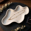 Wavy Eco Ceramic Tray – Japandi Catch All Jewelry Organizer Decor