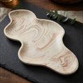 Wavy Eco Ceramic Tray – Japandi Catch All Jewelry Organizer Decor