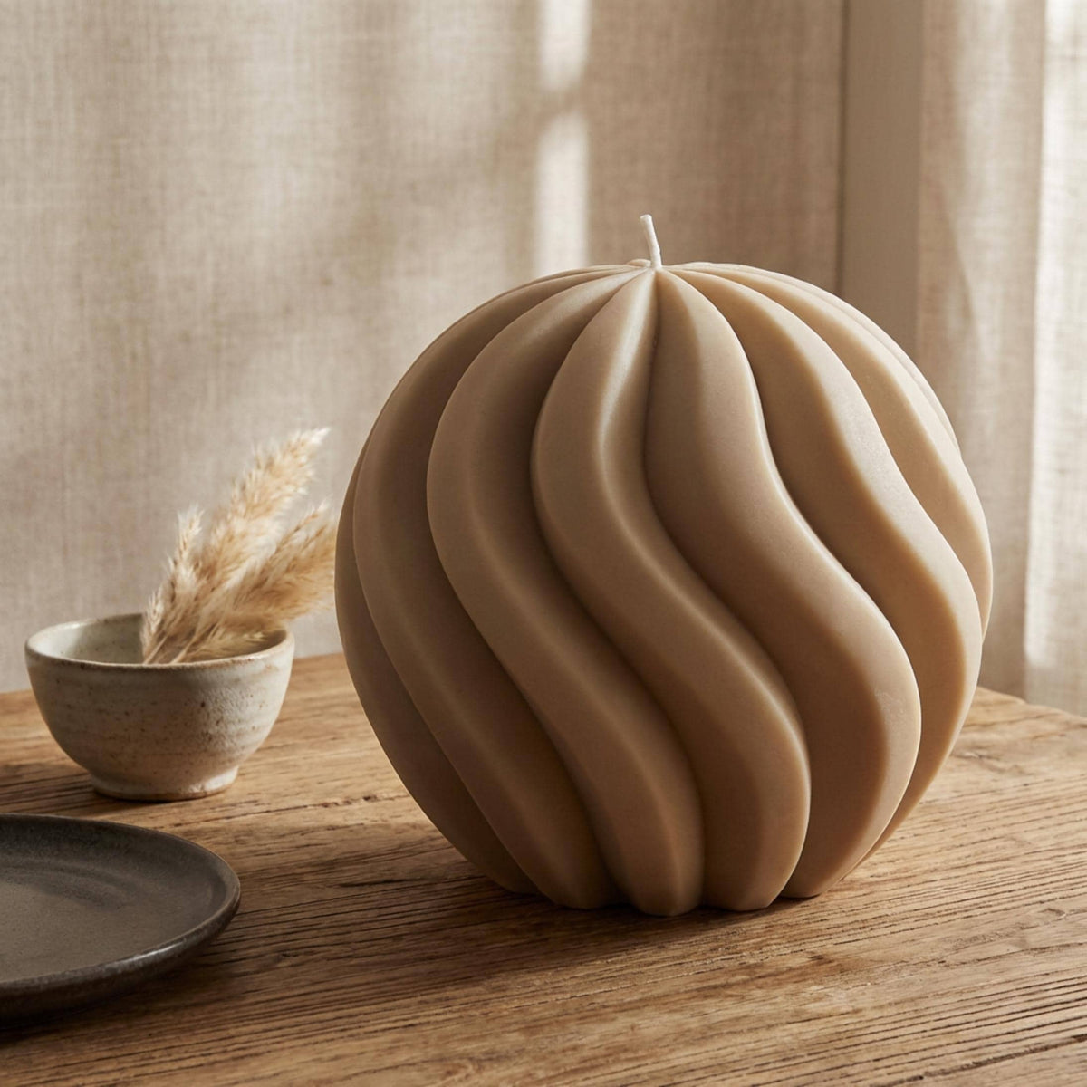 Swirl Large Candle