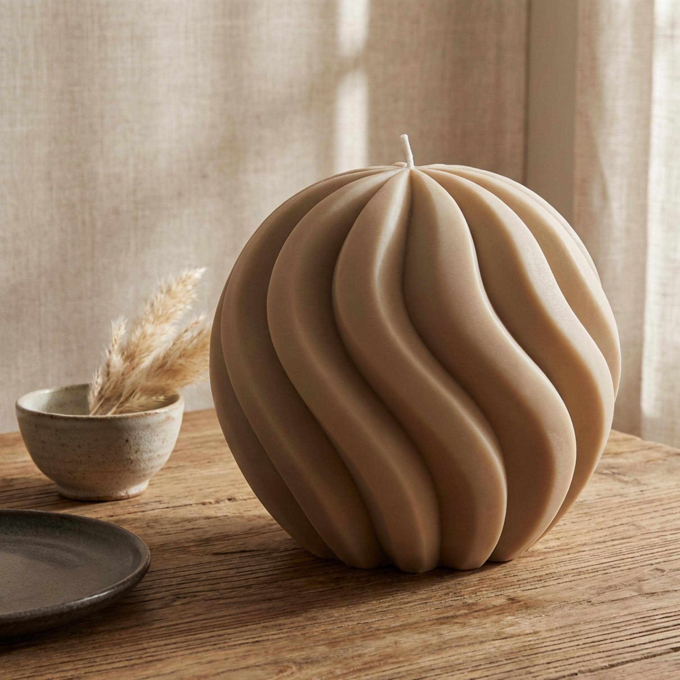 Swirl Large Candle