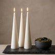 Elegant Large Cone Pillar Candle