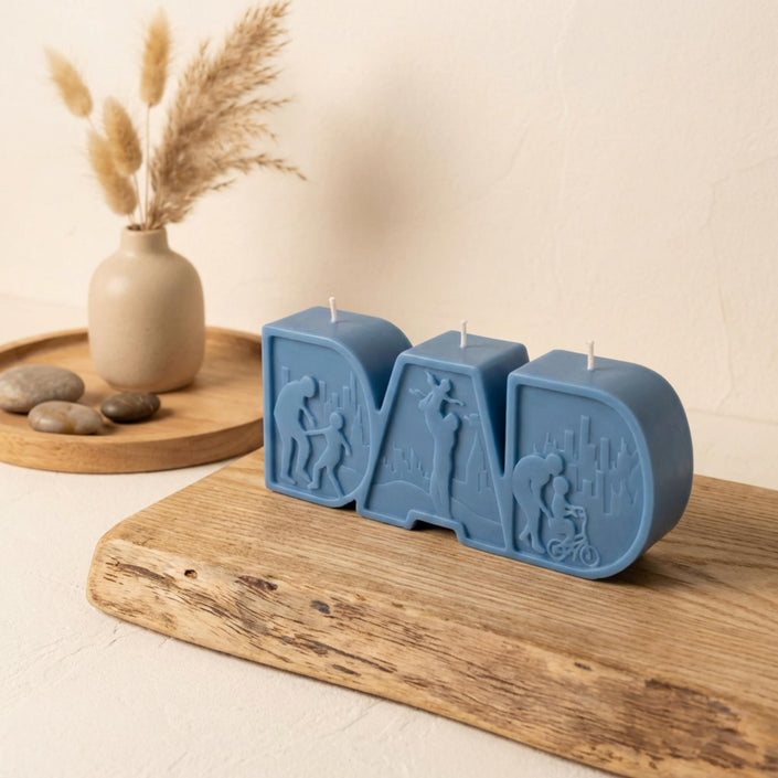 DAD Letter Candle