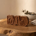 DAD Letter Candle
