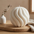 Swirl Large Candle