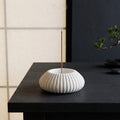 Fluted Ceramic-Resin Incense Burner Holder