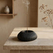 Fluted Ceramic-Resin Incense Burner Holder