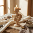 Artemis Bust Candle – Greek Statue Soy Wax Sculpture Candle