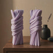 Modern Geometric Pillar Candle