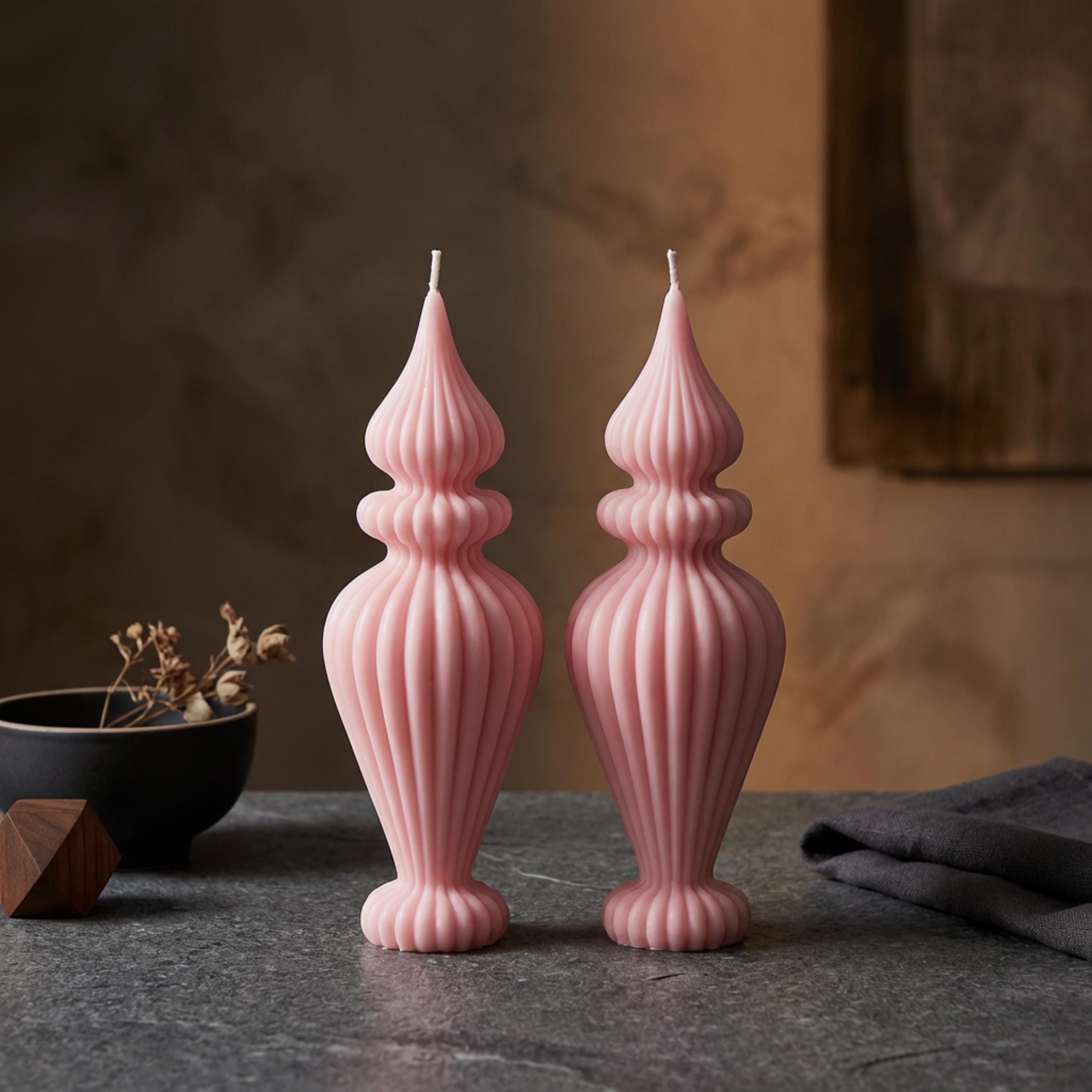 Stylish Irregular Pillar Candle